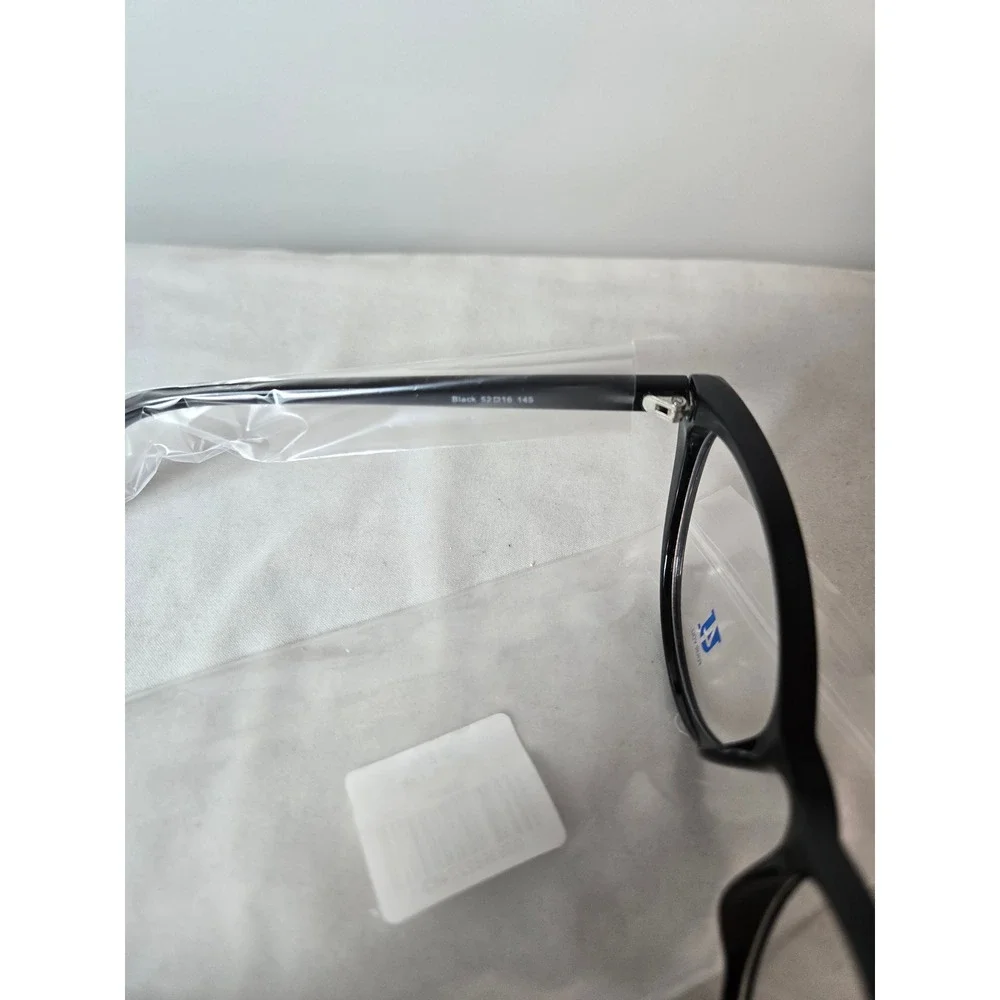 Four You U219 Black Cat Eye Eyeglass Frames Women 52-16-145 Sturdy Glasses